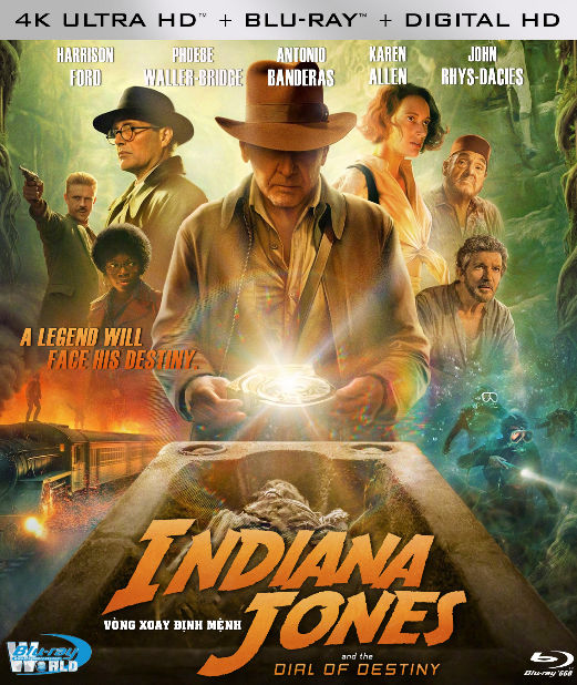 4KUHD-920.Indiana Jones and the Dial of Destiny 2023 - VÒNG QUAY ĐỊNH MỆNH 4K66G  (TRUE- HD 7.1 DOLBY ATMOS - HDR 10+) USA